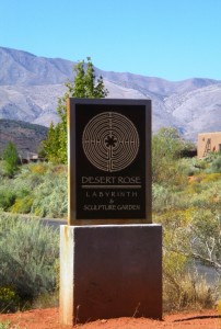 Desert Rose Labyrinth in Kayenta UT