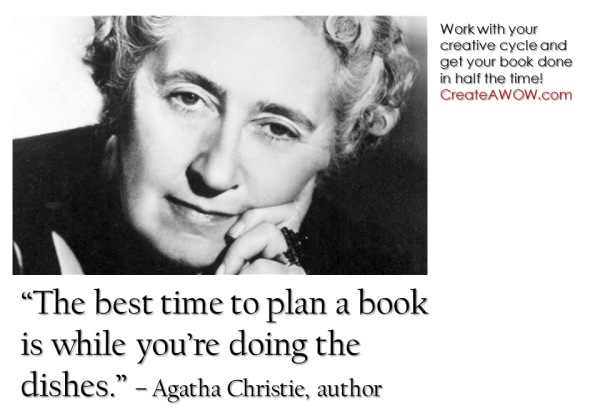 Agatha Christie on book writing