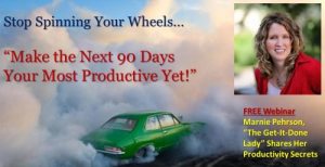 Stop spinning your wheels and make it happen